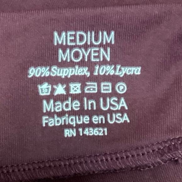 Live The Process Purple Stretch Elastic Waist Sports Cosmos Legging Pants Sz M - Picture 5 of 5